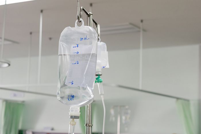 Intravenous bottle