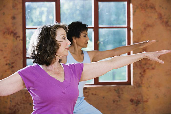 Older women exercising