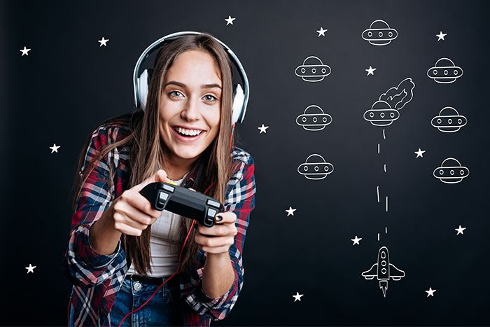 Video gamer