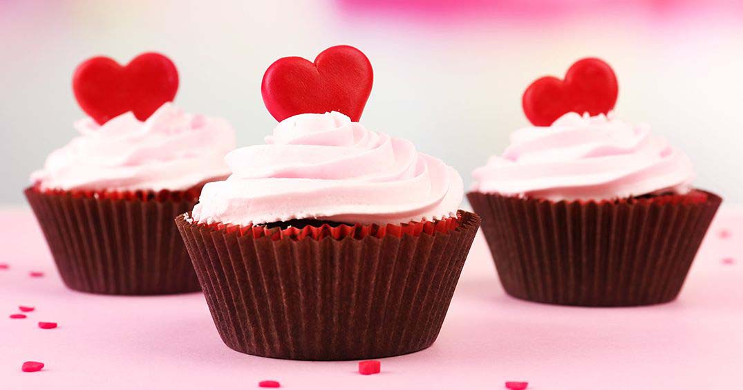 Image: Valentine's Day cupcakes
