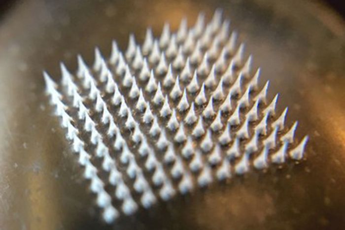 An up-close view of the micro patch