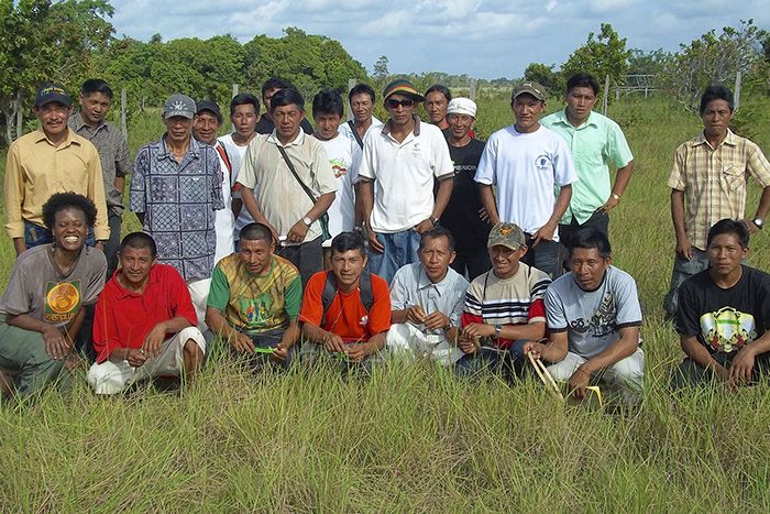 Soil sampling team