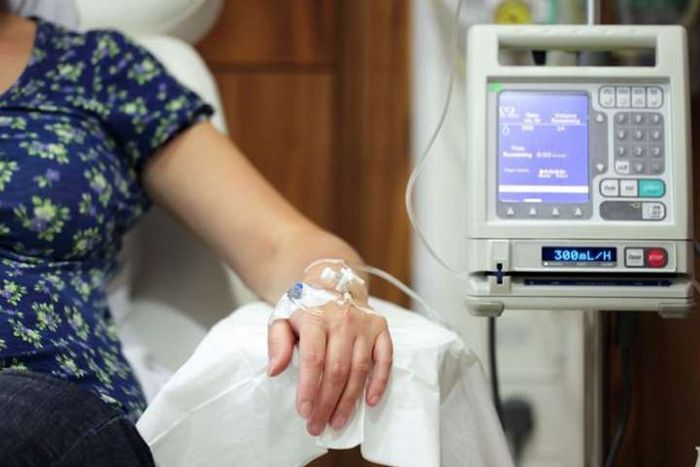 Patient undergoing chemotherapy
