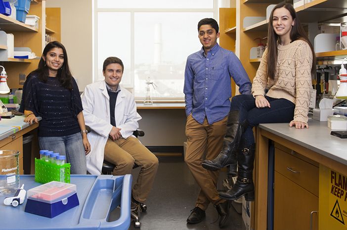 Charles Rabolli, Neel Nirgudkar, Sarah Salter and Sudeepti Vedula