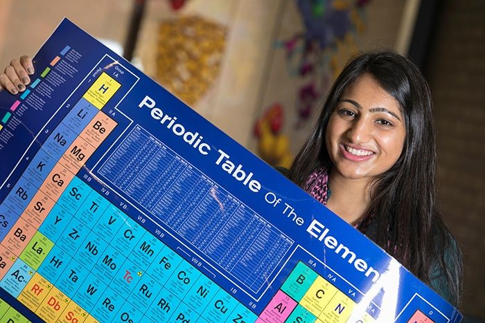 Chemistry major Janki Patel