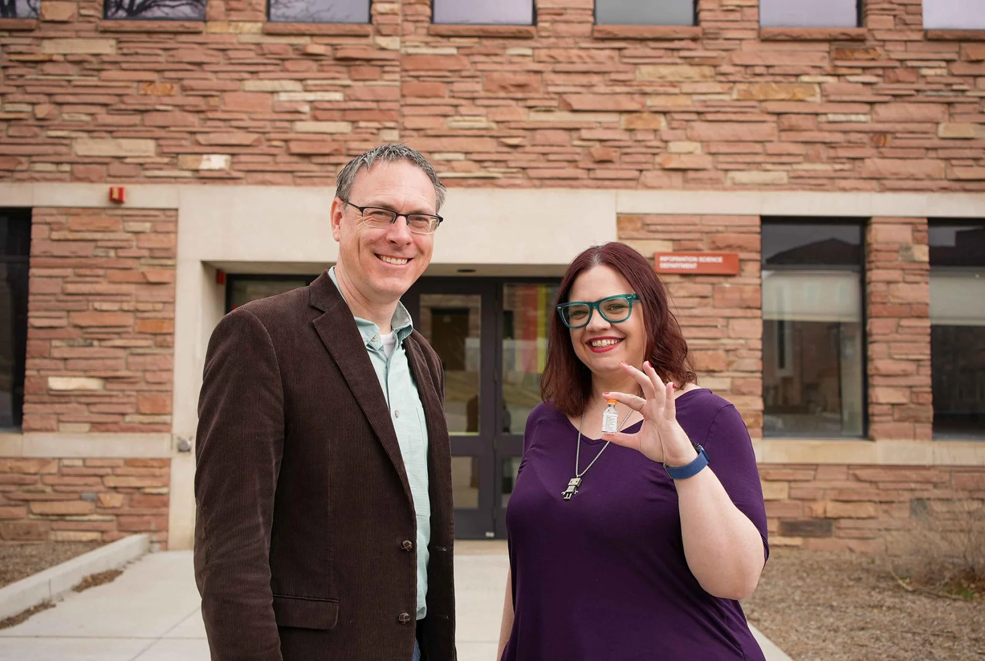 Building a better ‘bionic pancreas’; Photo: Information Science Associate Professors Steven Voida and Casey Fiesler