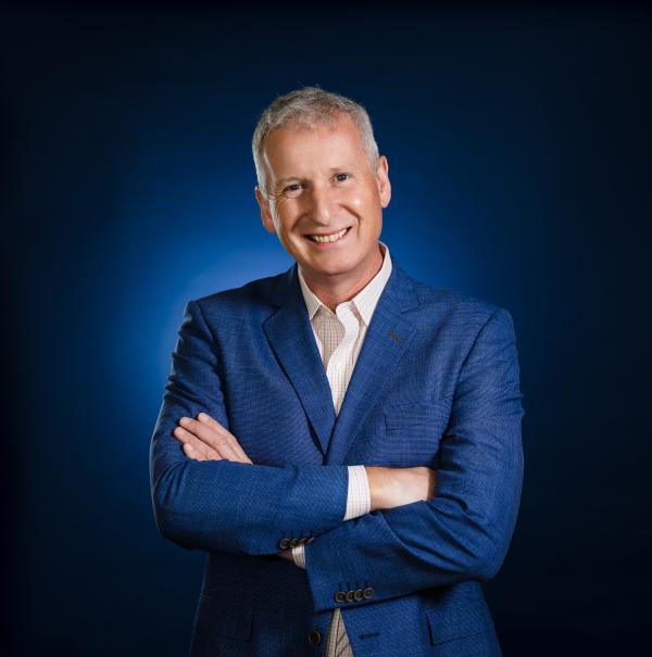 "Through the eye of the beholder: People with autism may process illusory shapes differently; photo of John Foxe, PhD"