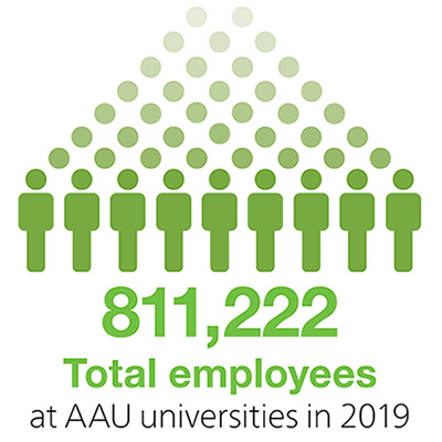 Employees at AAU Universities