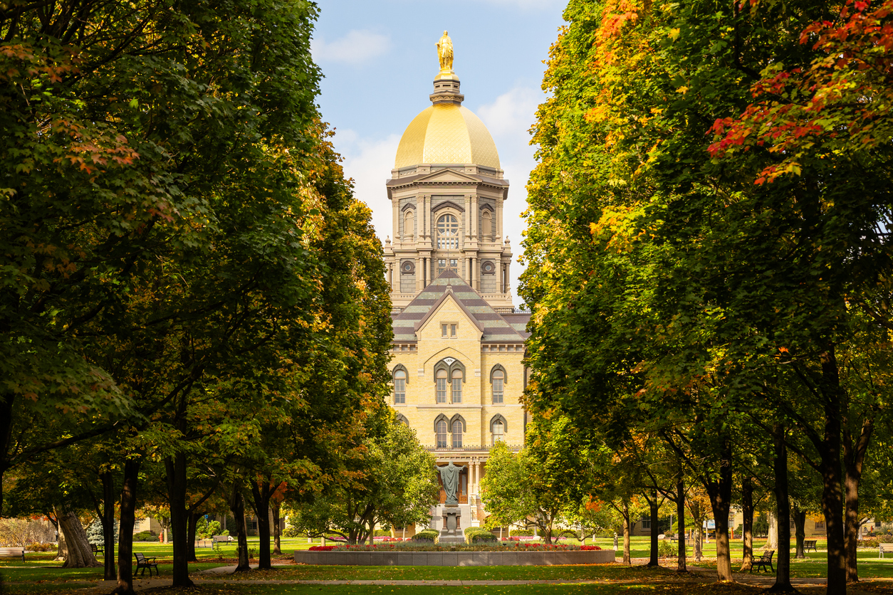 University of Notre Dame Golden Dome