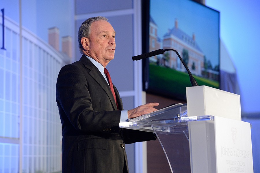 Michael Bloomberg Gift