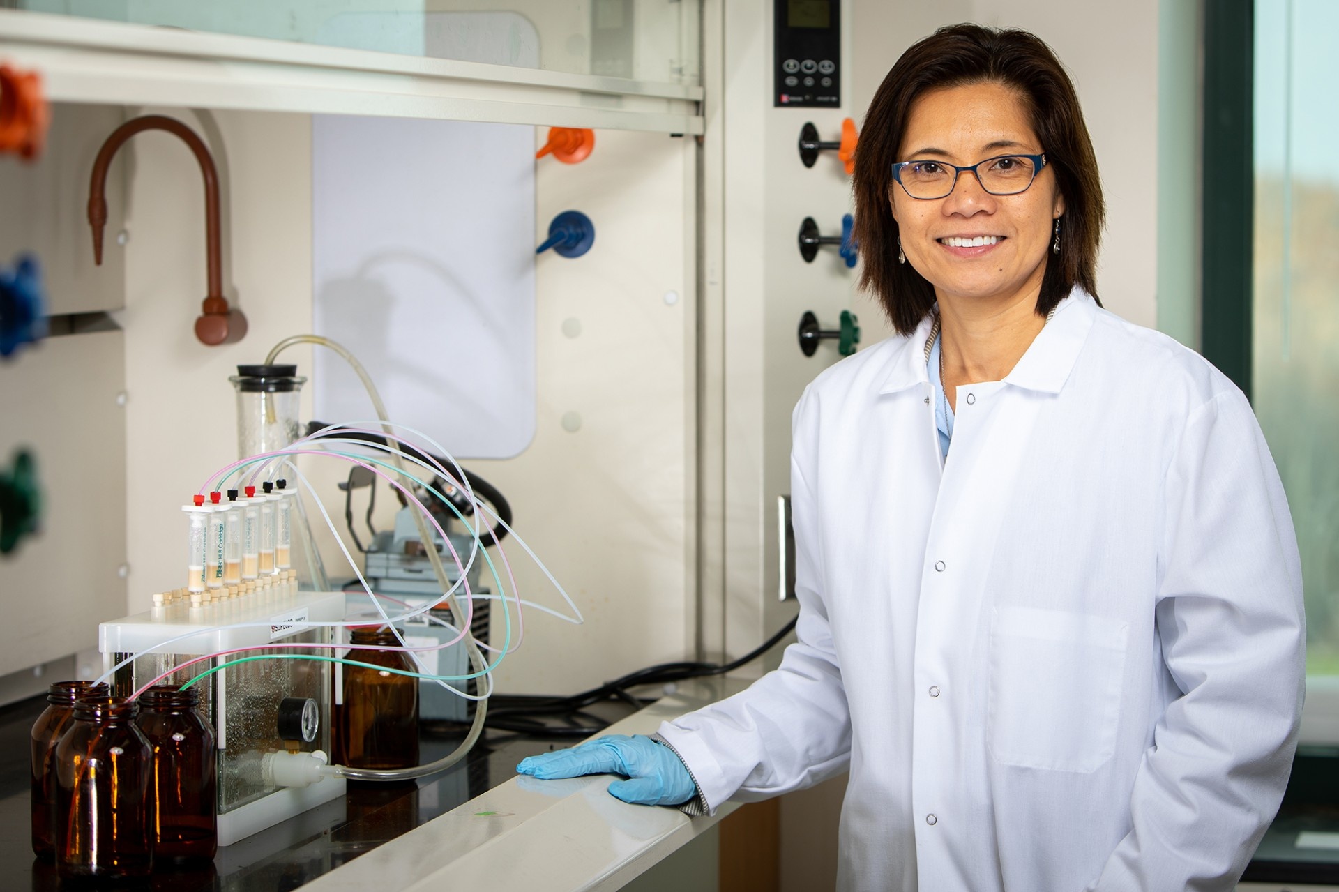 Diana Aga, Henry M. Woodburn Professor of Chemistry at the University at Buffalo