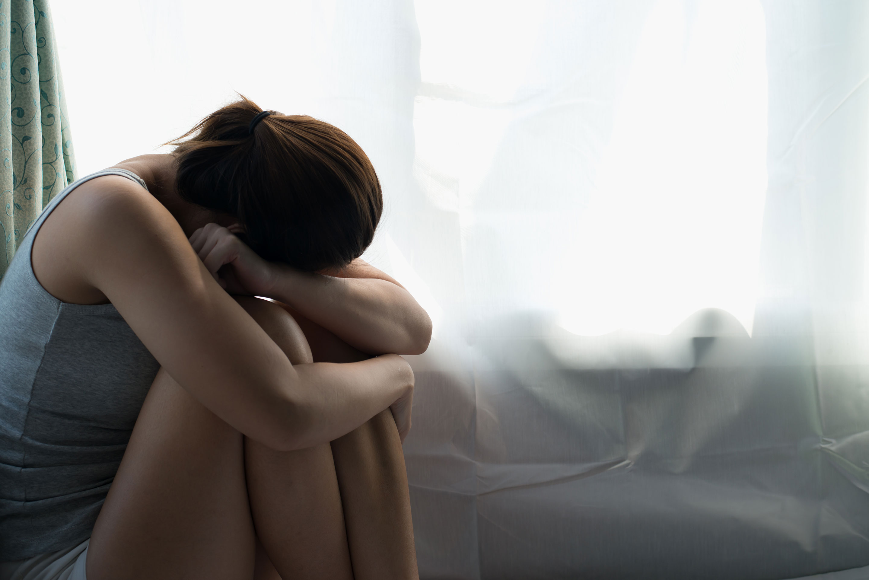 depressed person