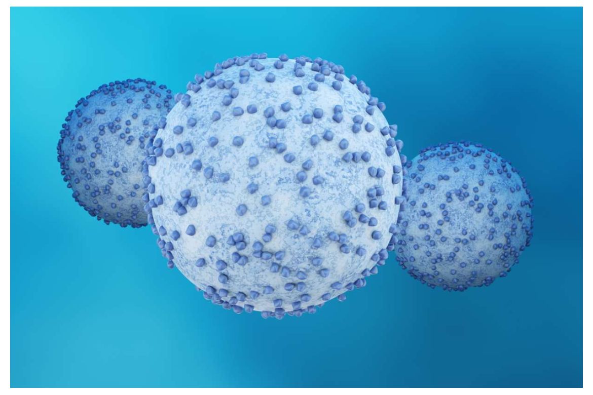Illustration of pancreatic cancer cells