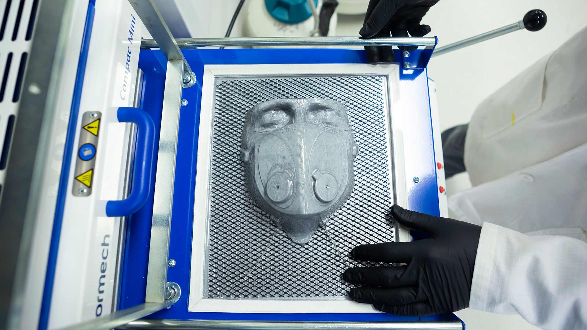 Molded respirator mask