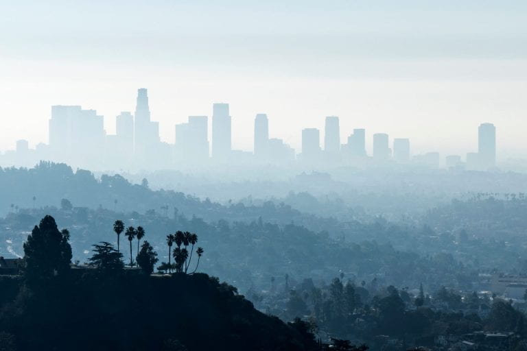 LA covered in smog