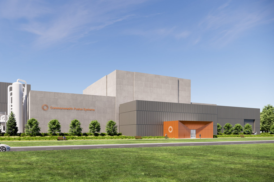 Commonwealth Fusion Systems' fusion plant rendering