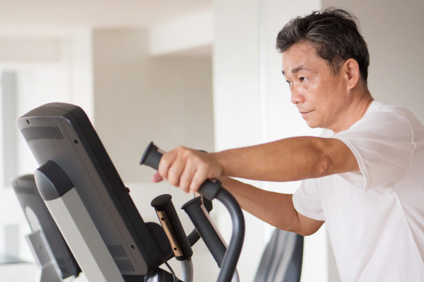 man working out