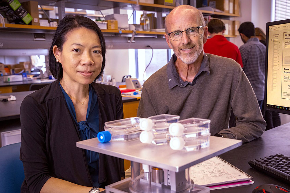 Mei Lin (ete) Chan and Clinton Rubin. Photo by John Griffin.