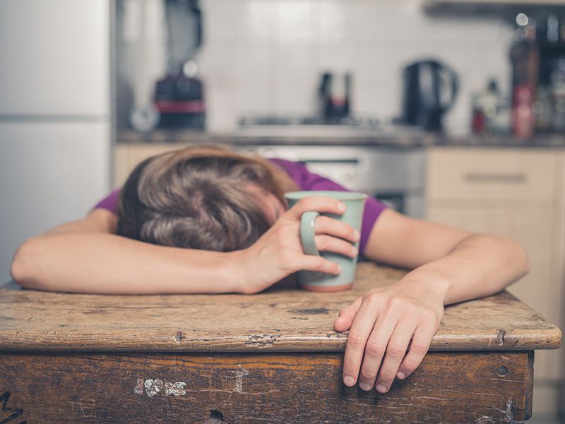 Woman tired