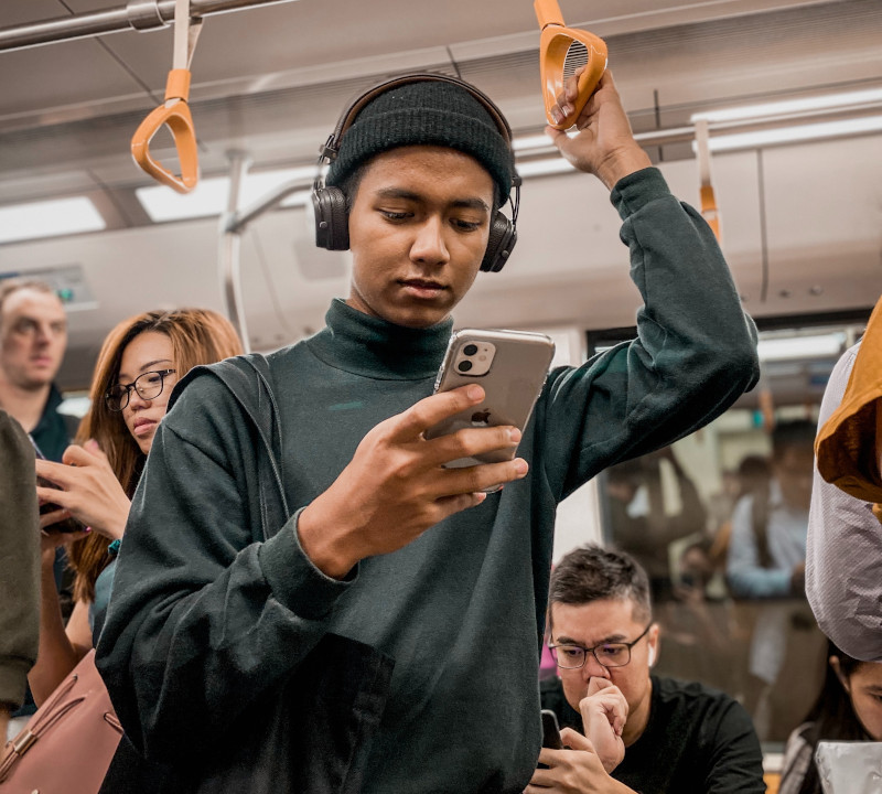 people in a subway