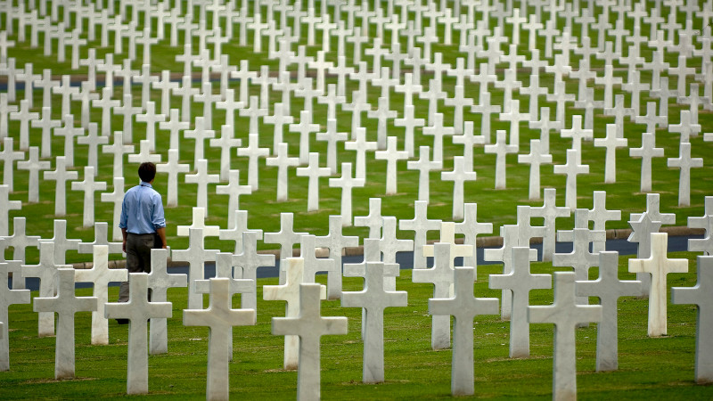 A graveyard for soldiers