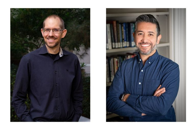 UCI's Stephen Schuller and Adrian Aguilera of UC Berkeley