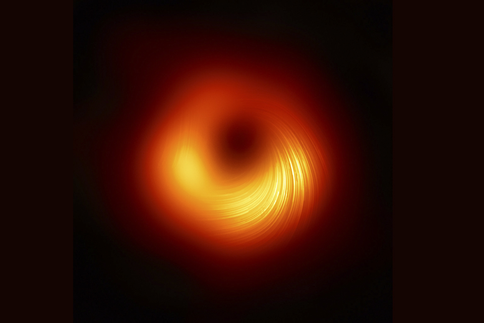 Polarized view of a black hole.