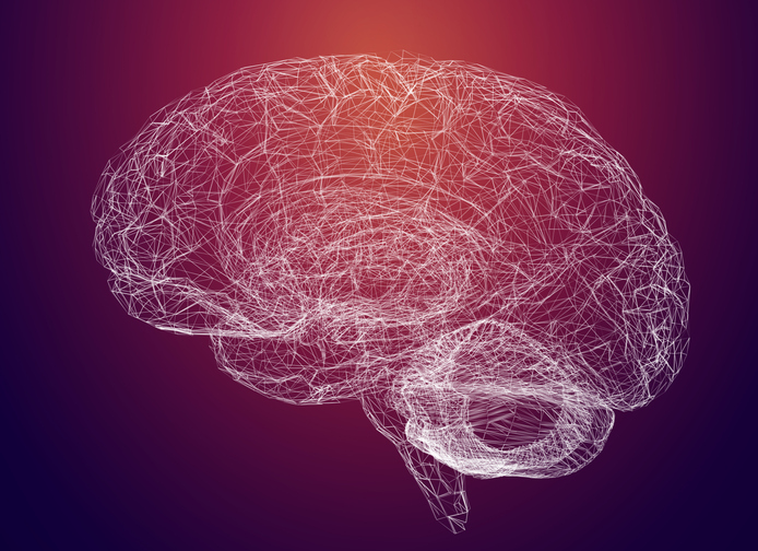 rendering of a brain - feature image for story about brain hemorrhage