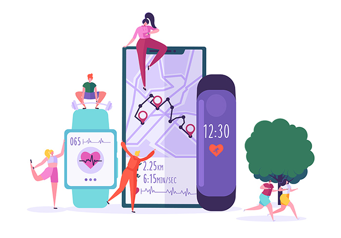 Electronics that monitor data