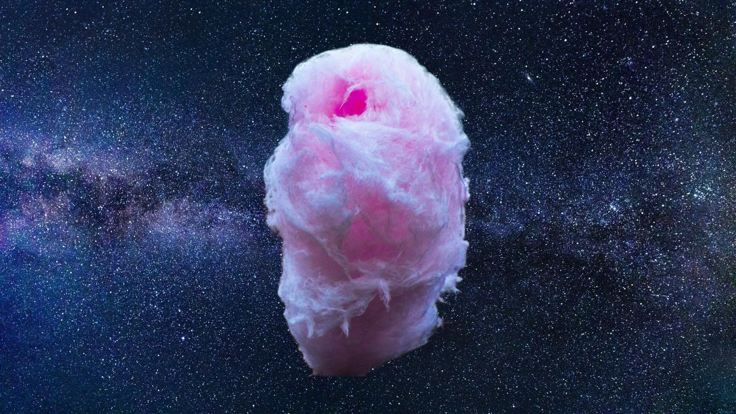 Cotton candy in space.
