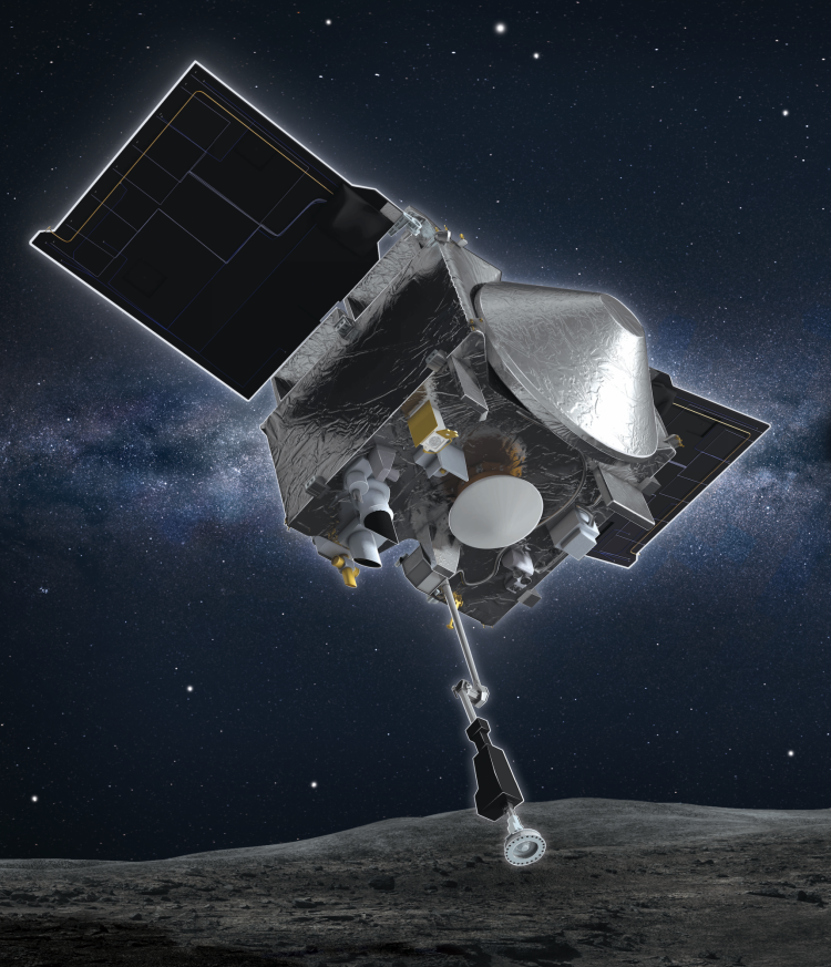 Drawing of a spacecraft.