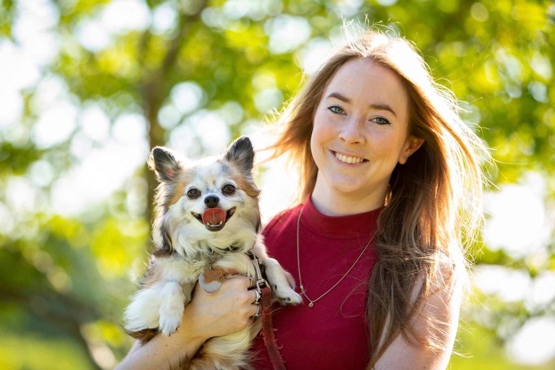 Allison Scagel, PhD, author of new UB research suggesting dogs can access memories of their actions