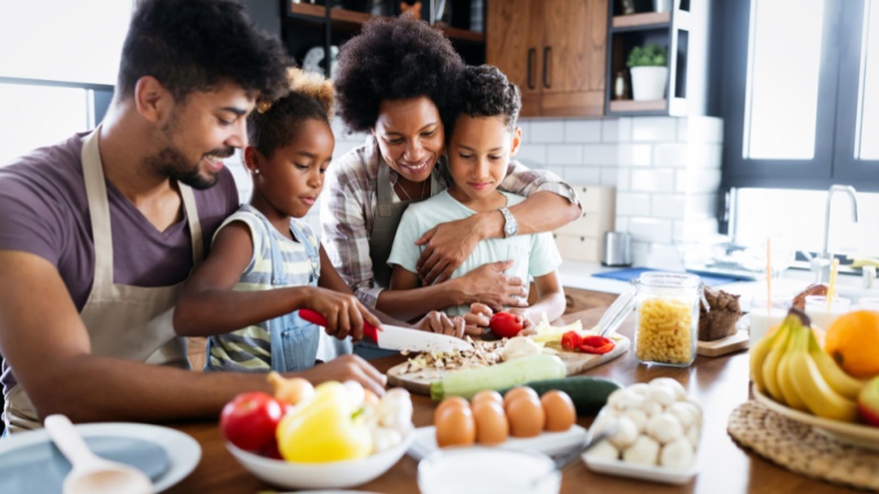 Family Eating