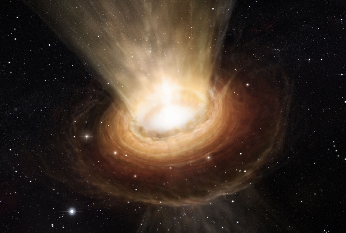 Nascent planet forming