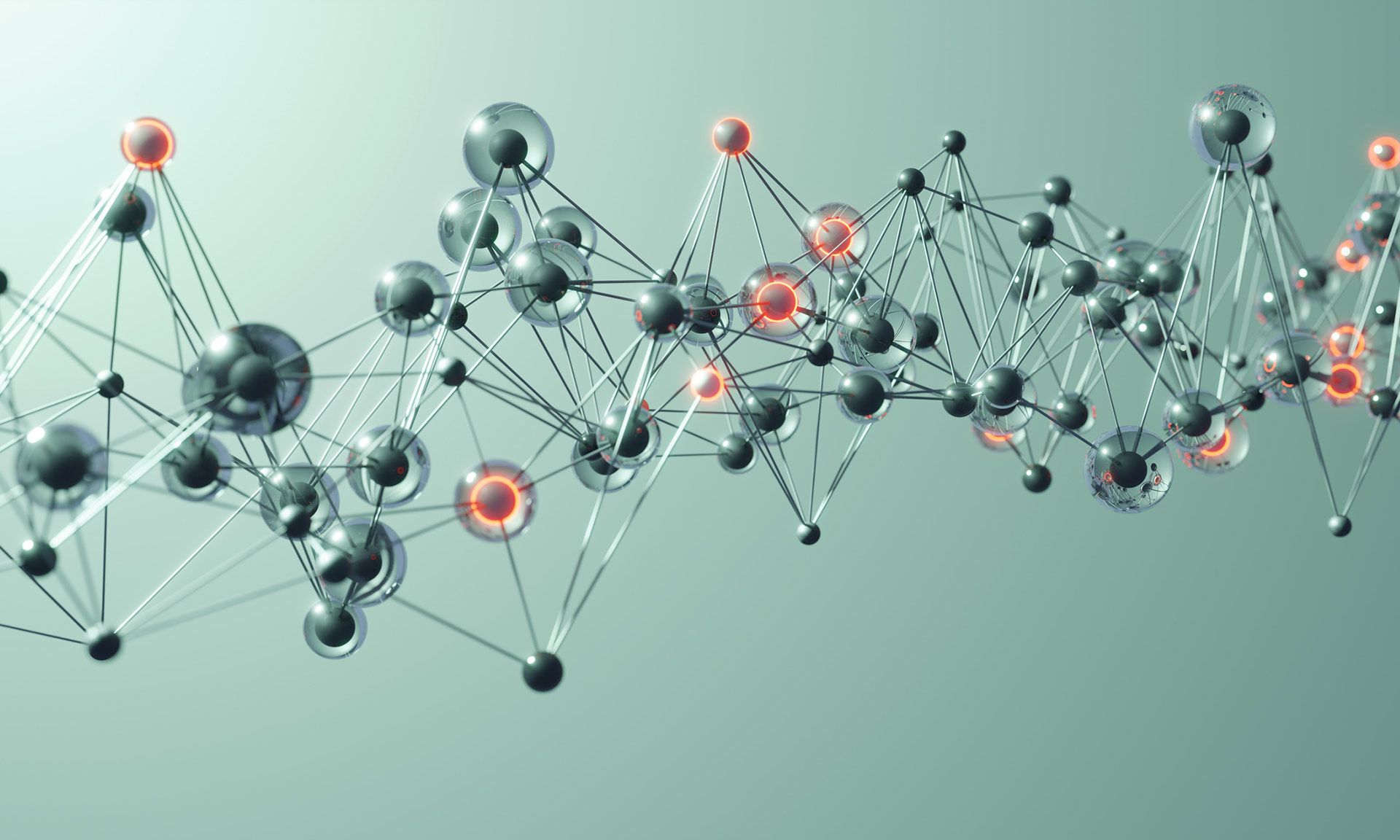 Illustration of atomic chemical structures