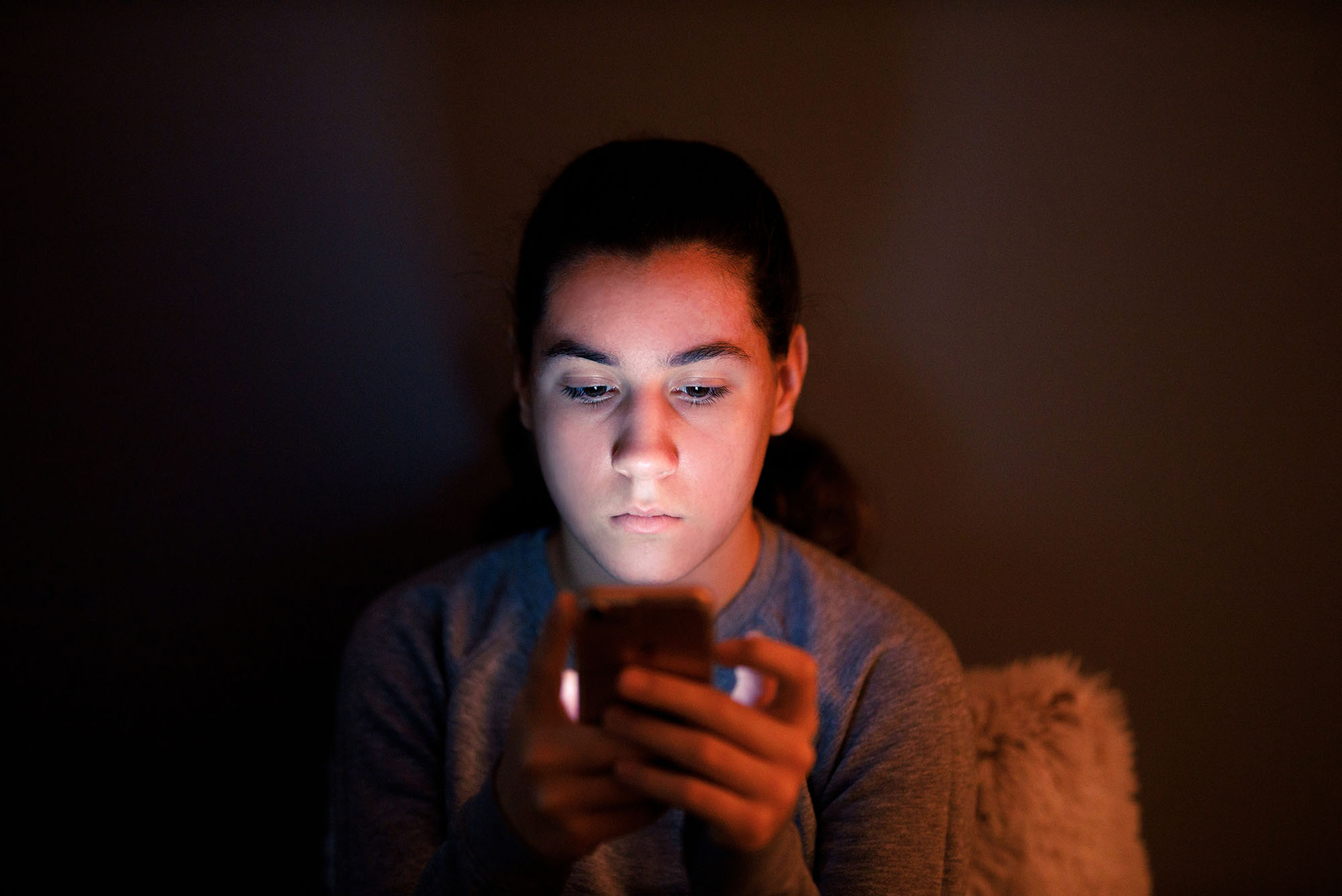 boy on cell phone