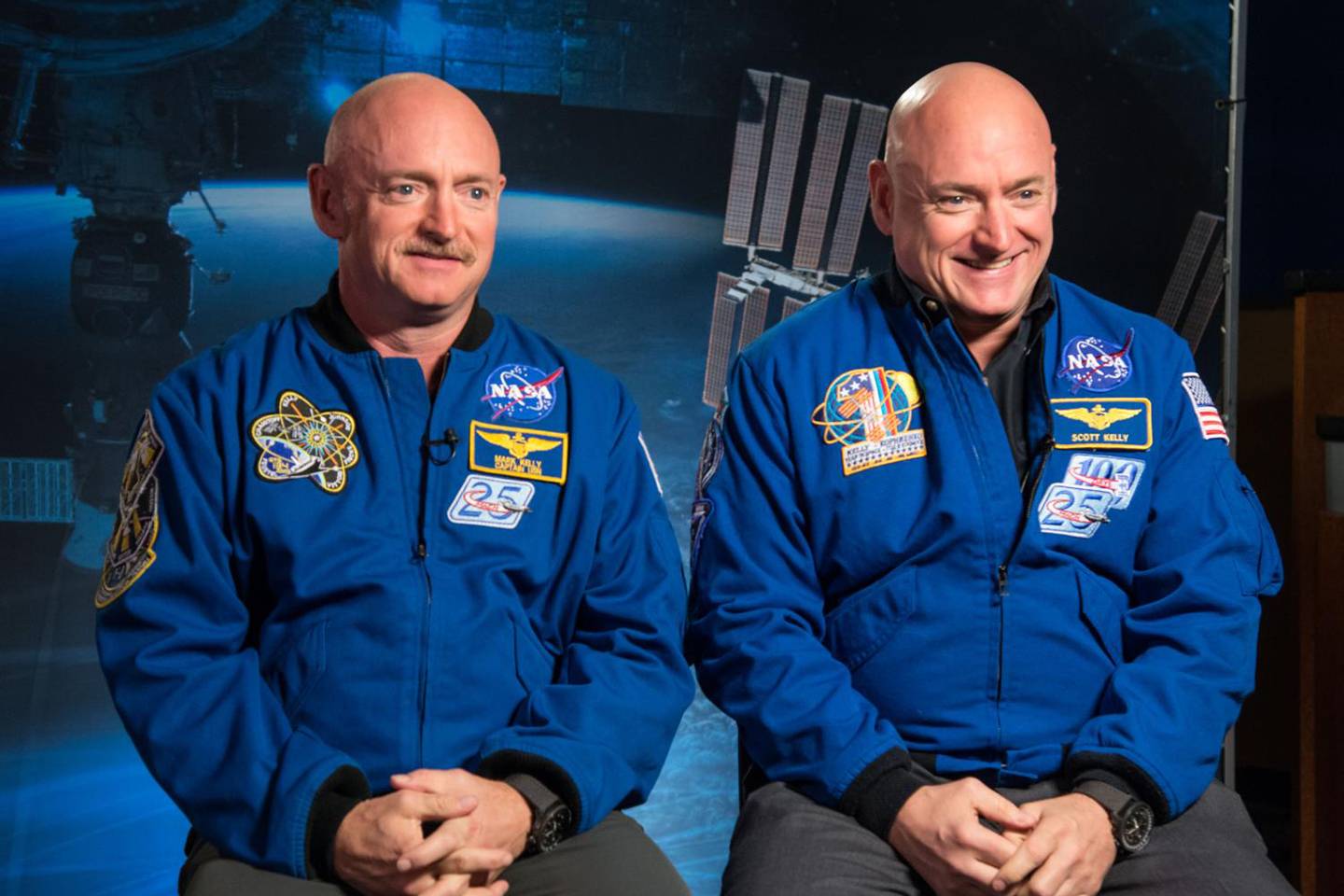 Twins Scott and Mark Kelly.