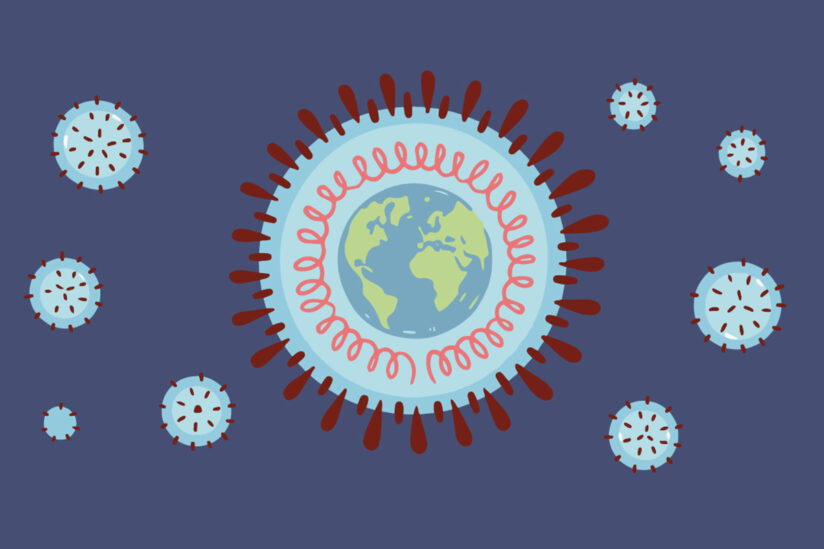 picture of a globe, representing those with long COVID