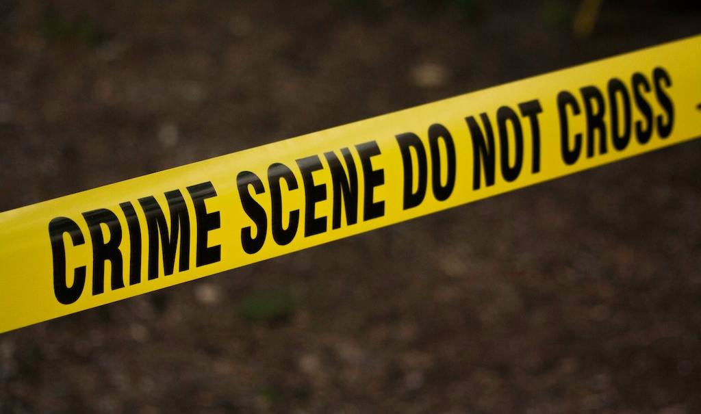 Police tape.