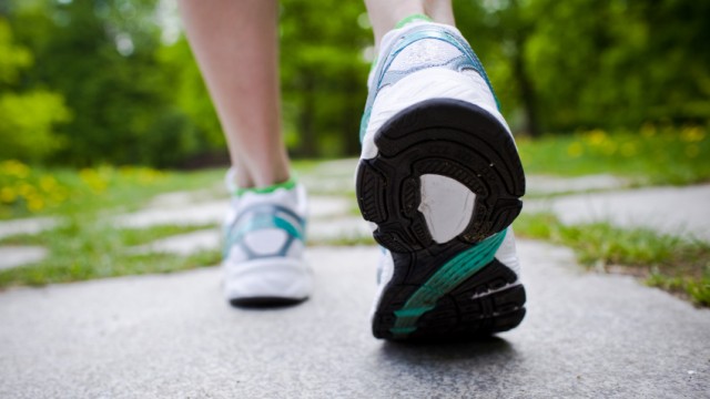 A person walking.