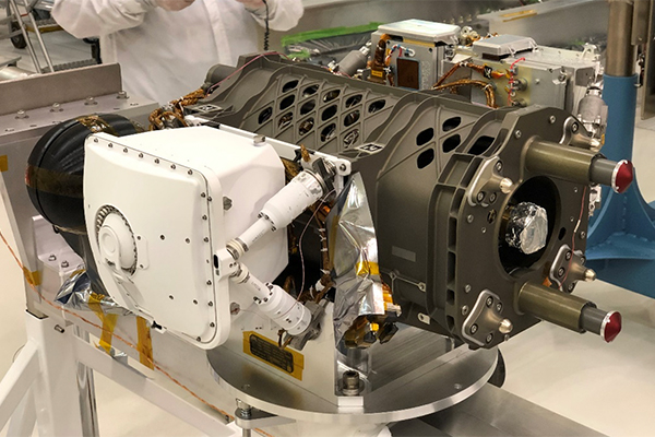 PIXL on the rover turret