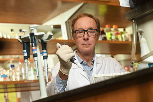 researcher in the lab