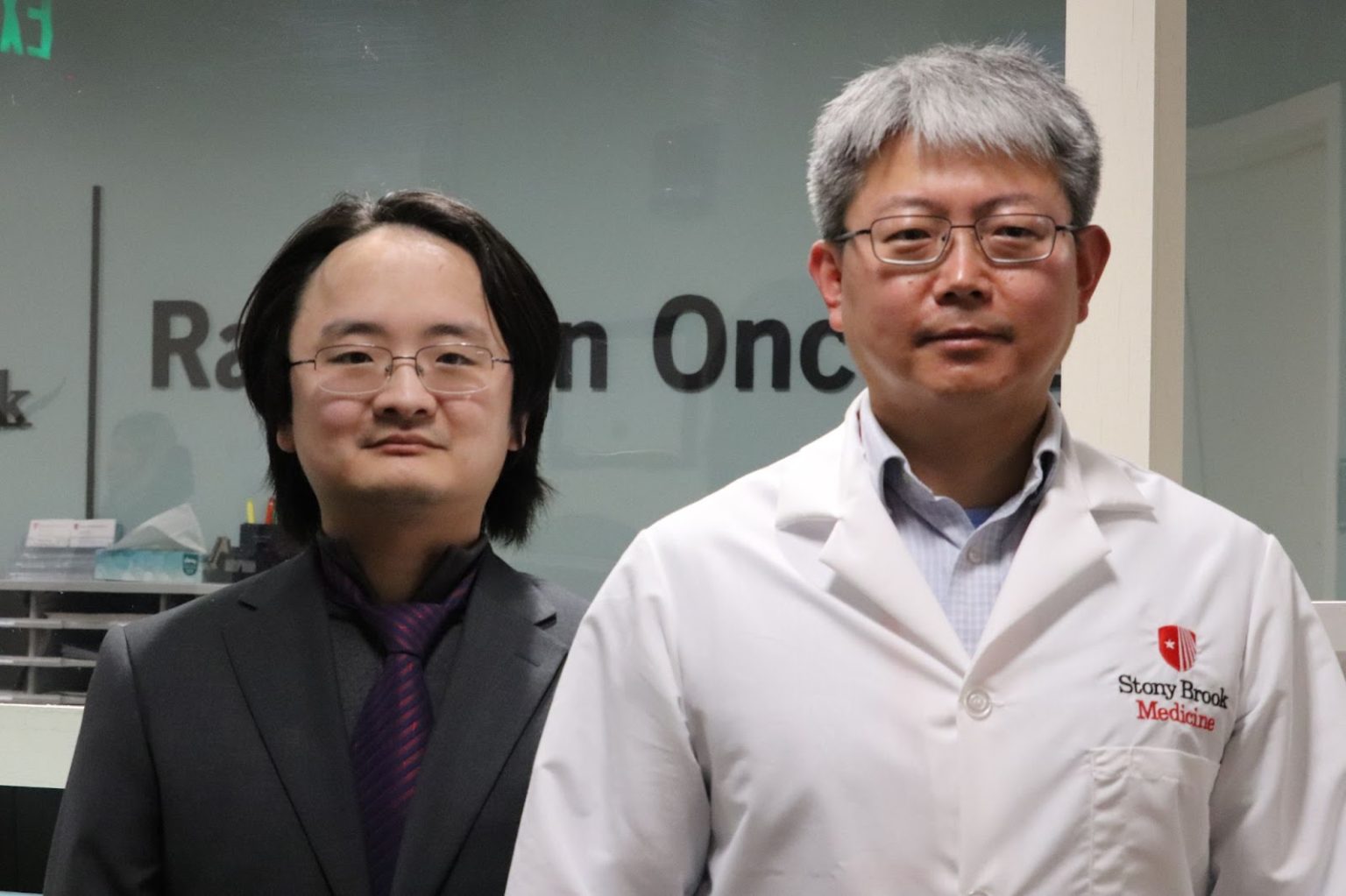 Researchers Ziyu Shu and Xin Qian of Stony Brook University