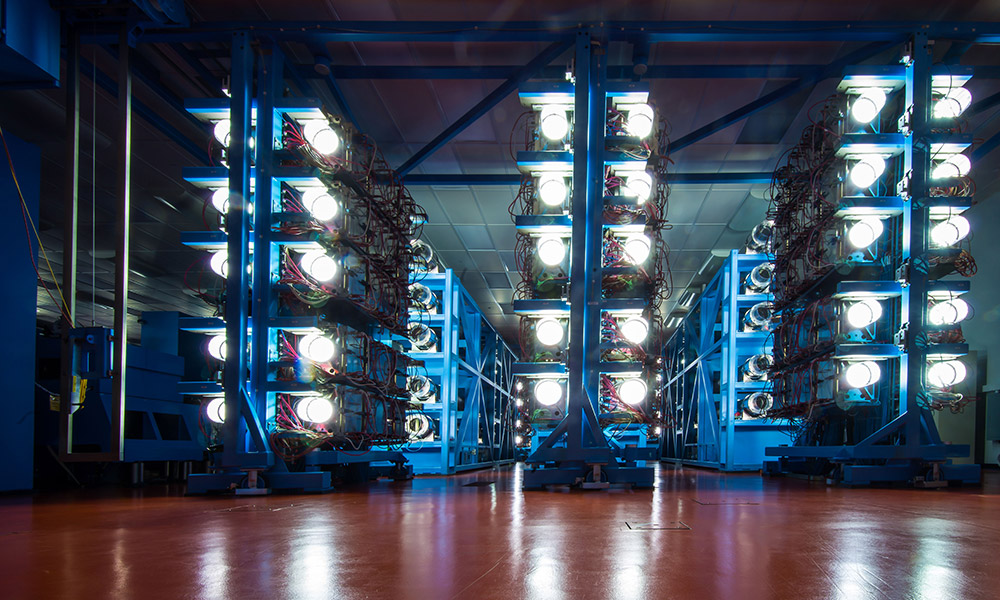 The Omega Laser Facility at the Rochester's Laboratory for Laser Energetics