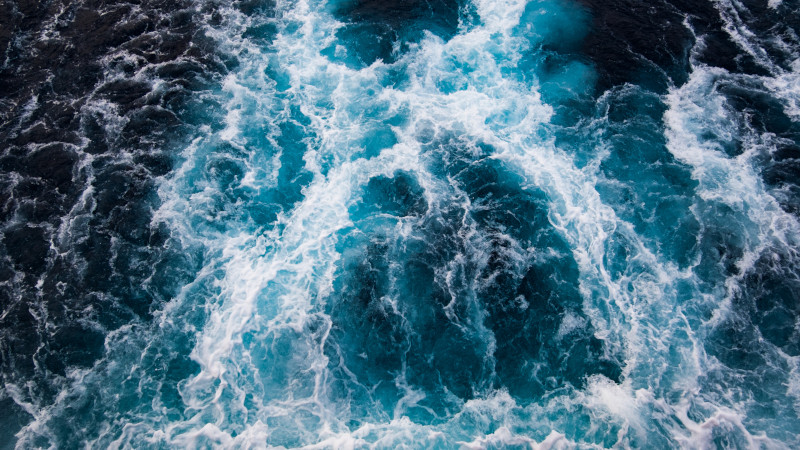 Image of the ocean tides
