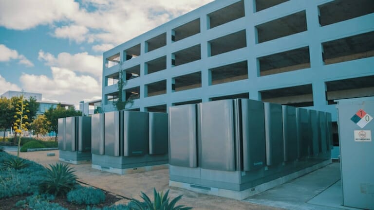 An efficient building's fuel cells.