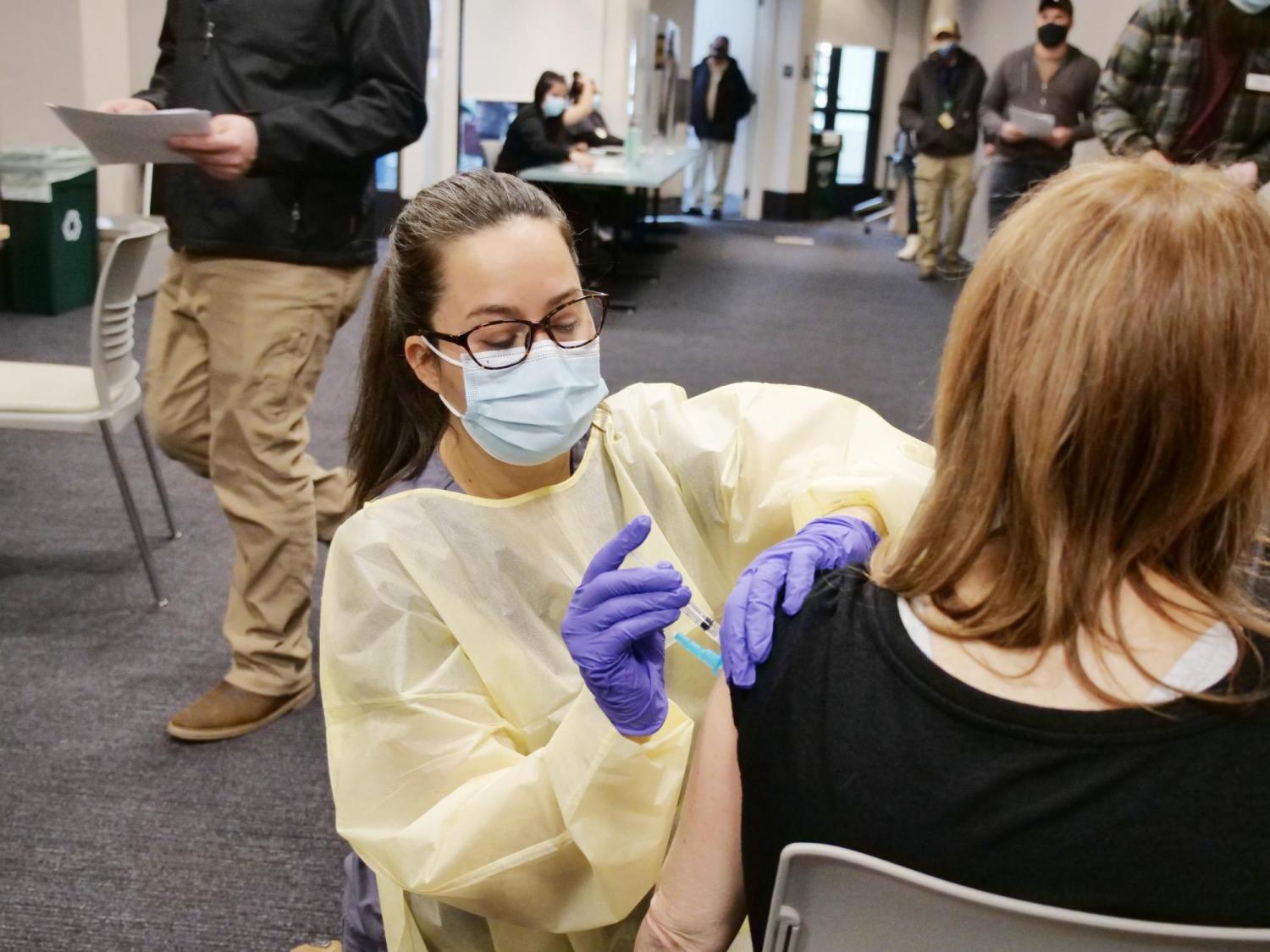 CU Boulder vaccination site
