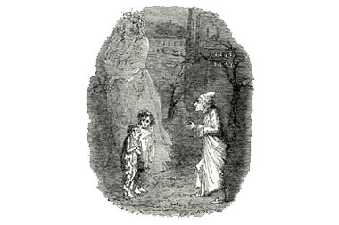 Dickens's "Christmas Carol" original illustration