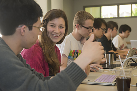Wilson Leung and Sarah Swiezy compare the DNA of different fruit fly species
