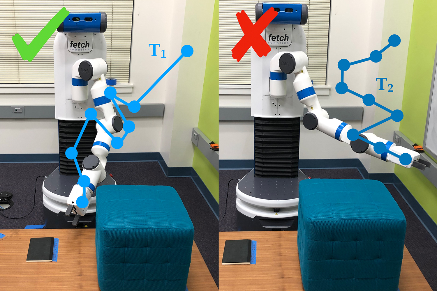 A robot learns standards of behavior.